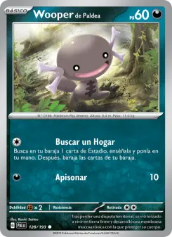 Wooper de Paldea, Evoluciones en Paldea No. 128 Normal