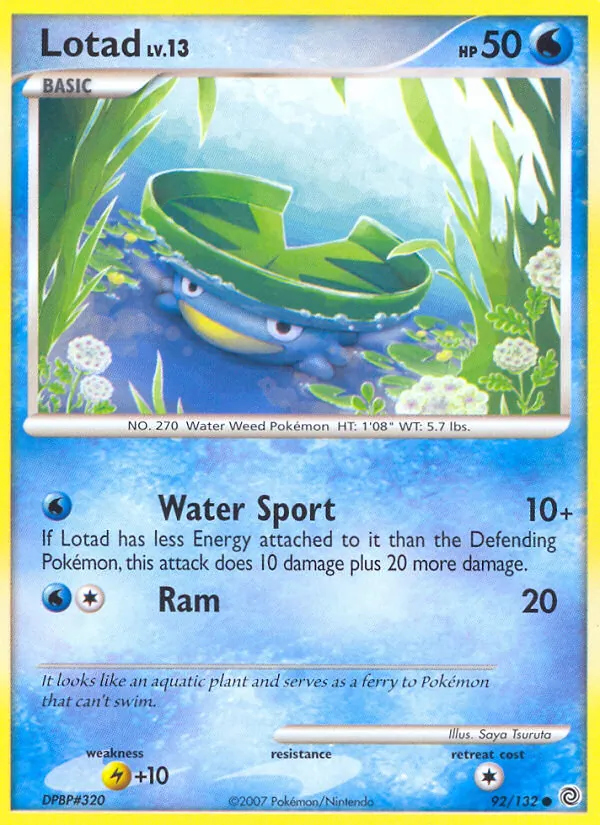 Lotad, Secret Wonders Nº 92