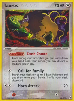 Tauros, Crystal Guardians No. 12 Holo