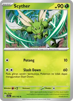 Scyther, Paradoks Andalan Nº 001 Normal