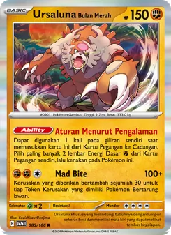 Ursaluna Bulan Merah, Bimbingan Rasi Nº 085 Normal