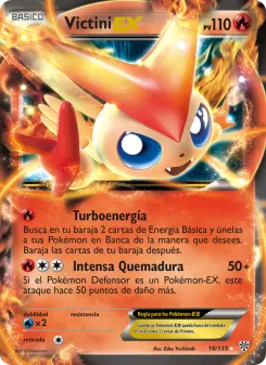 Victini-EX, Tormenta Plasma No. 18 Normal