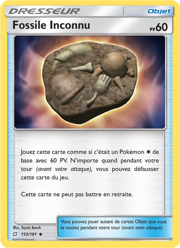 Fossile Inconnu, Duo de Choc Nº 155