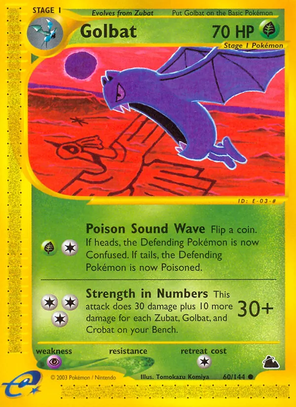 Golbat, Skyridge No. 60