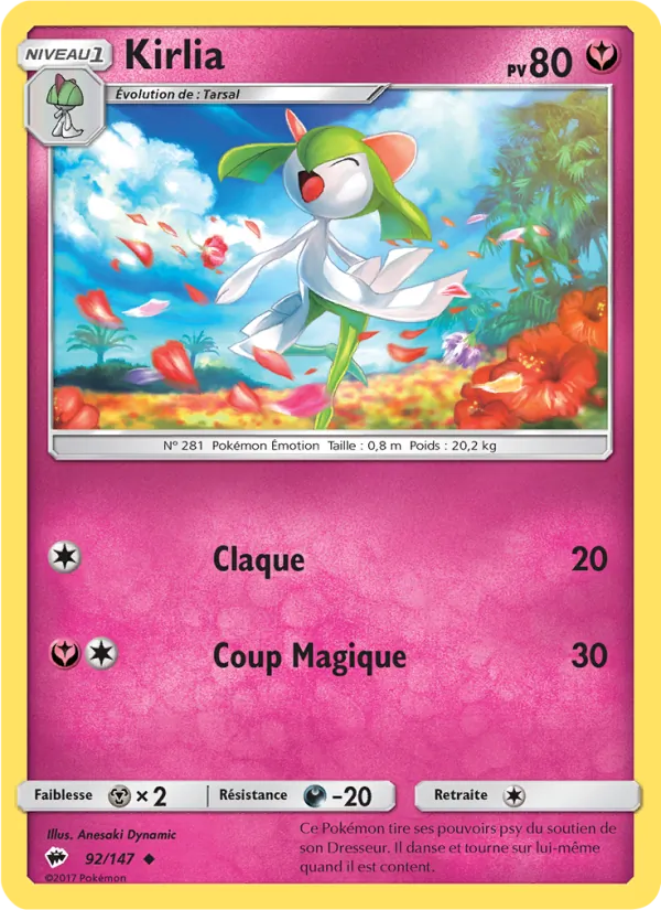Kirlia, Ombres Ardentes No. 92