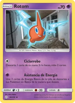 Rotom, Eclipse Cósmico Nº 86 Normal