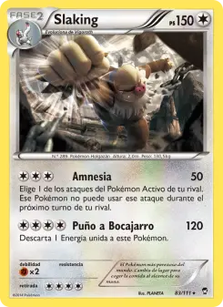 Slaking, Puños Furiosos No. 83 Normal