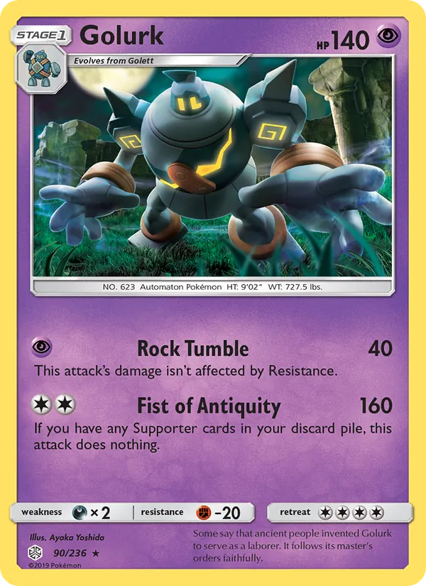 Golurk, Cosmic Eclipse No. 90