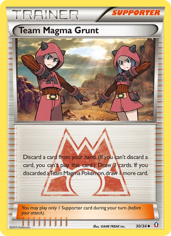 Team Magma Grunt, Double Crisis Nº 30