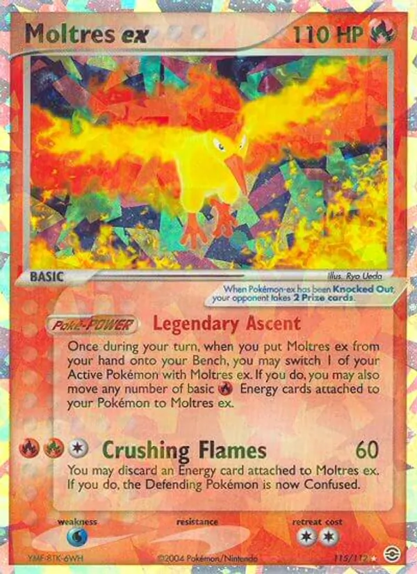Moltres ex, FireRed & LeafGreen No. 115