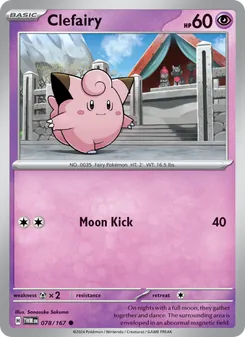 Clefairy, Twilight Masquerade No. 078 Normal