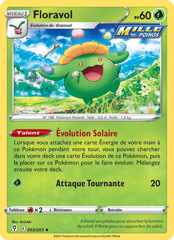 Floravol, Évolution Céleste No. 3