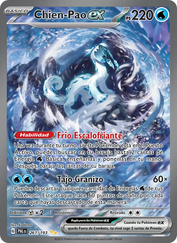 Chien-Pao ex, Evoluciones en Paldea No. 261