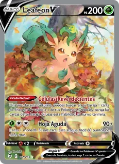 Leafeon V, Cielos Evolutivos No. 167 Holo