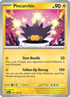 Pincurchin, Paldea Evolved Nº 073 Normal