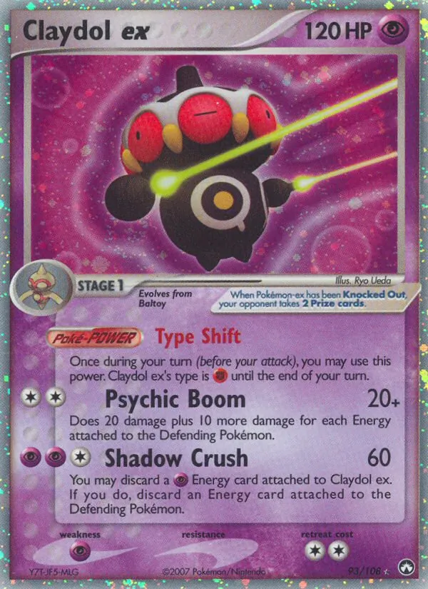 Claydol ex, Power Keepers No. 93