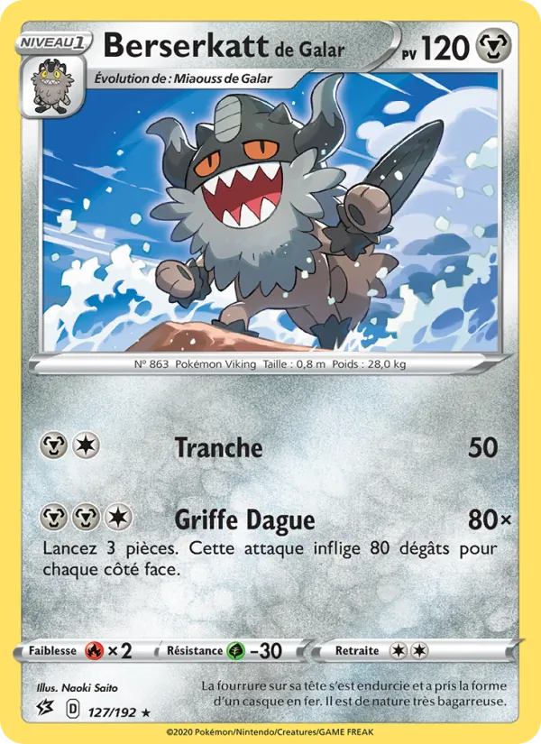 Berserkatt de Galar, Clash des Rebelles Nº 127