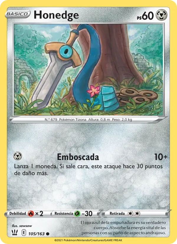 Honedge, Estilos de Combate Nº 105