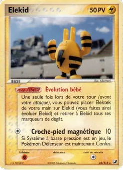 Elekid, EX Forces Cachées No. 23 Normal