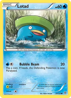 Lotad, Plasma Storm No. 29 Normal