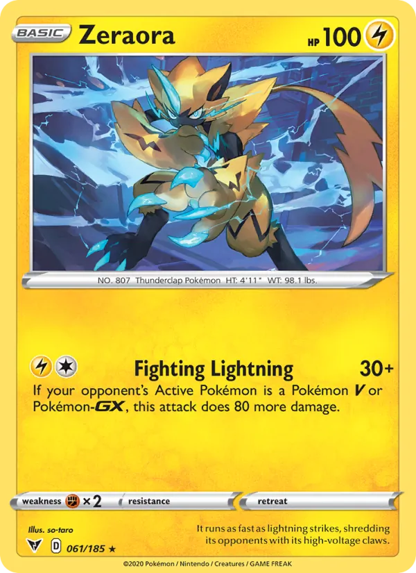 Zeraora, Vivid Voltage No. 61