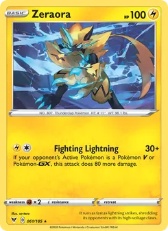 Zeraora, Vivid Voltage Nº 61 Holo