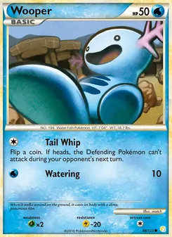 Wooper, HeartGold SoulSilver No. 88 Normal