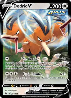 Dodrio V, Golpe Fusión No. 201 Holo