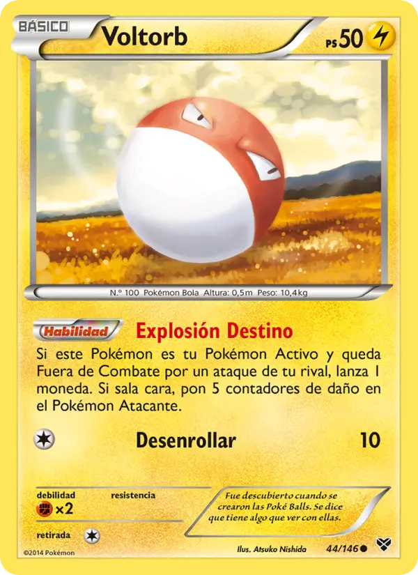 Voltorb, XY No. 44