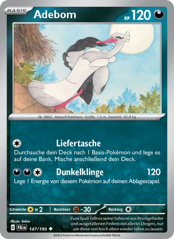 Adebom, Entwicklungen in Paldea No. 147