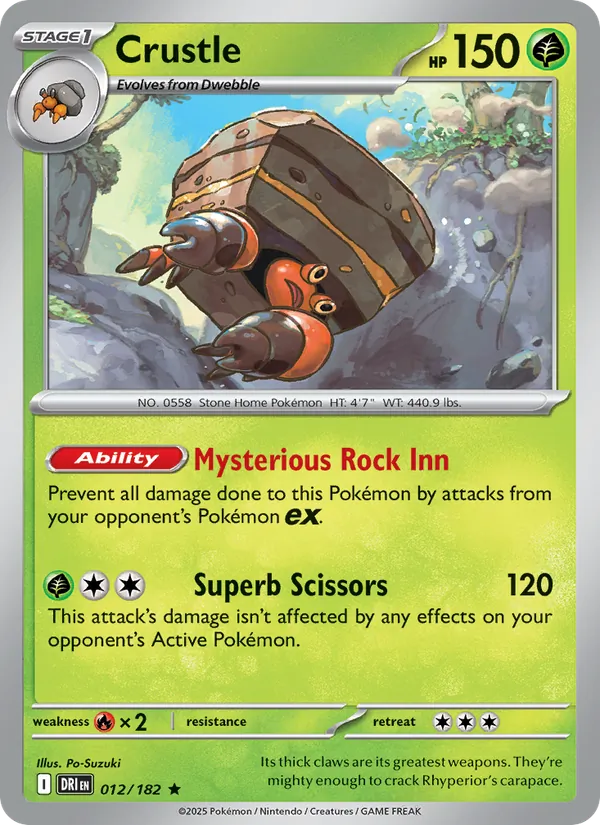 Crustle, Destined Rivals No. 012