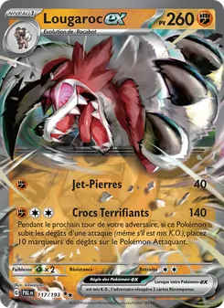 Lougaroc-ex, Évolutions à Paldea No. 117 Holo