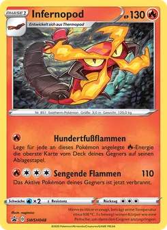 Infernopod, SCSC Promokarten No. SWSH048 Normal