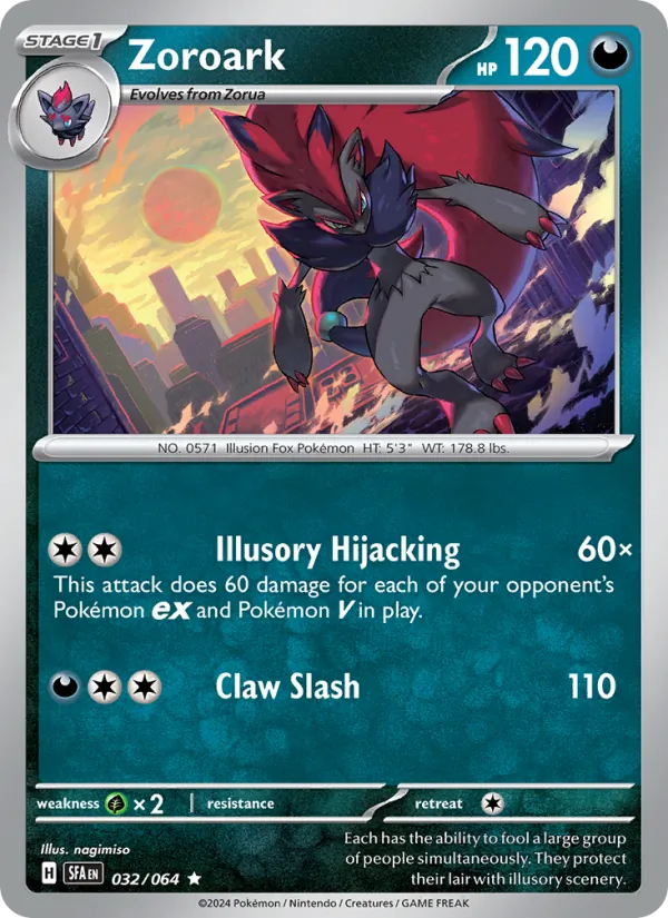 Zoroark, Shrouded Fable No. 032