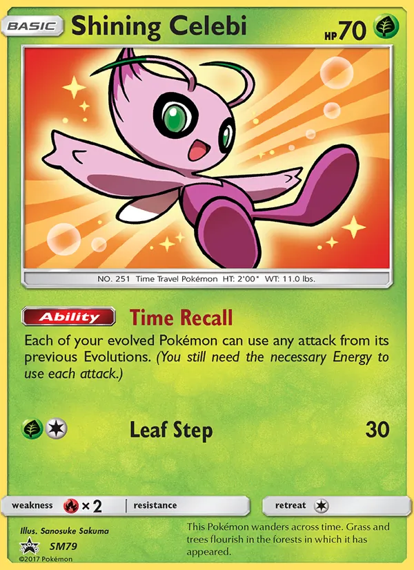 Shining Celebi, SM Black Star Promos No. SM79