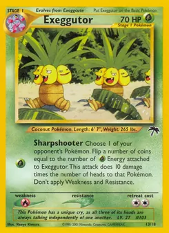 Exeggutor, Southern Islands No. 13 Normal