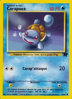 Carapuce, Team Rocket No. 68 Normal