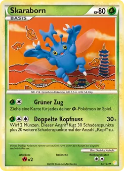 Skaraborn, HeartGold SoulSilver Nº 43 Normal