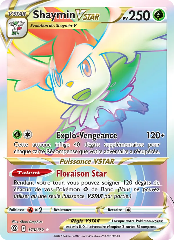 Shaymin VSTAR, Stars Étincelantes No. 173
