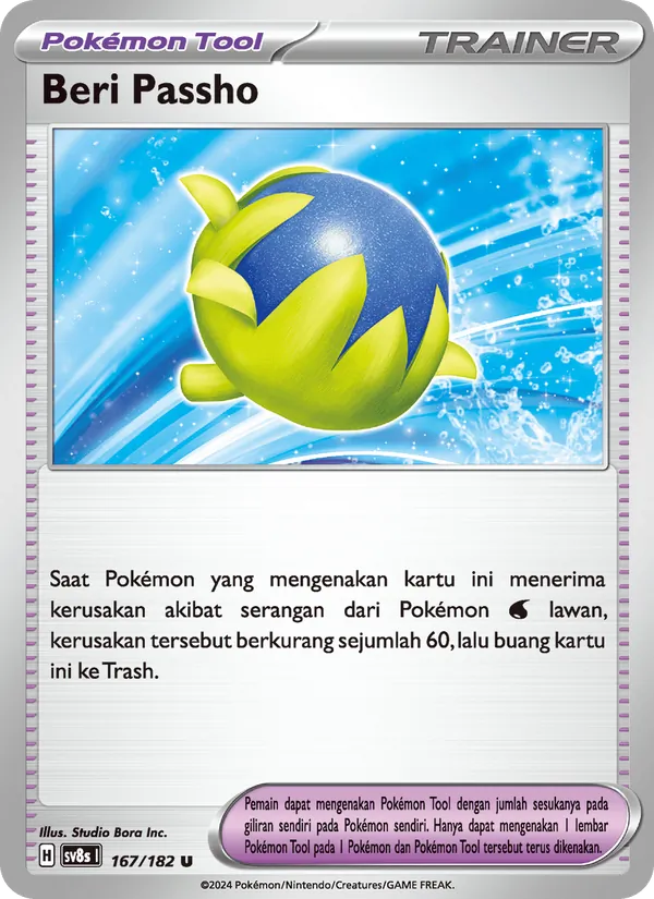 Beri Passho, Kilat Rasi Nº 167
