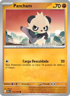 Pancham, Héroes Ascendentes Nº 115 Normal