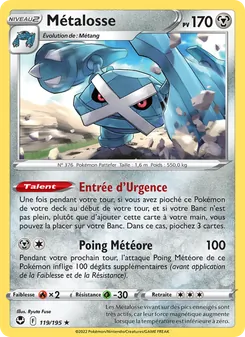 Métalosse, Tempête Argentée No. 119 Holo