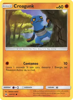 Croagunk, Luz Prohibida Nº 63 Normal
