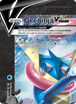 Greninja V-UNIÓN, Cartas de promoción ESES Nº SWSH155 Normal