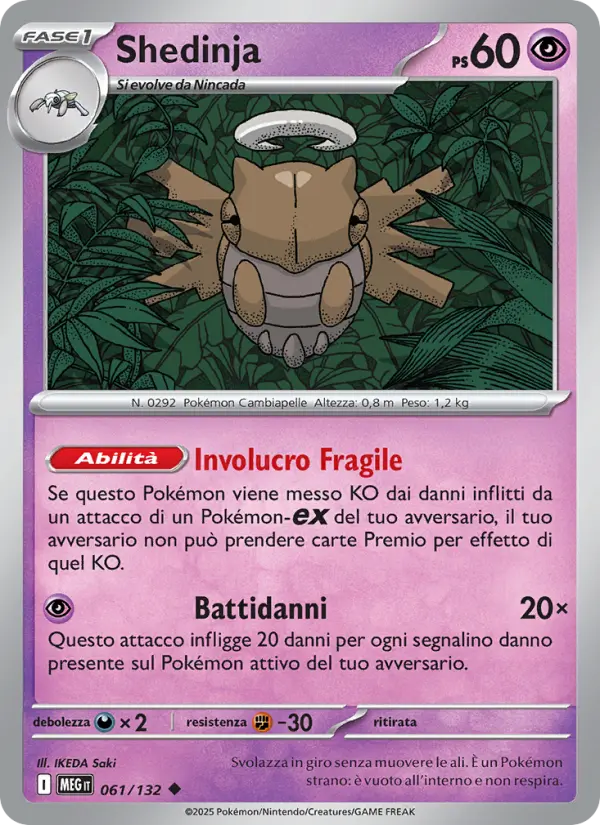 Shedinja, Megaevoluzione Nº 061