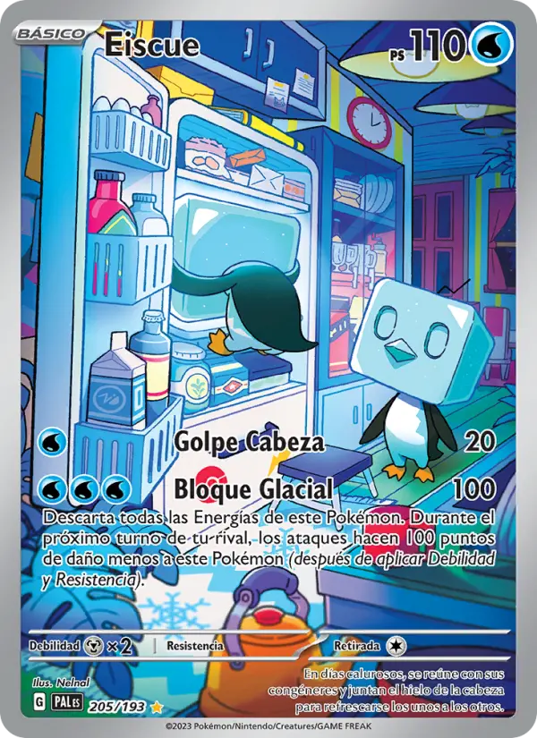 Eiscue, Evoluciones en Paldea Nº 205