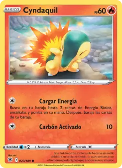 Cyndaquil, Resplandor Astral Nº 023 Normal