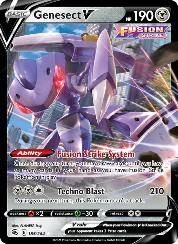Genesect V, Fusion Strike No. 185