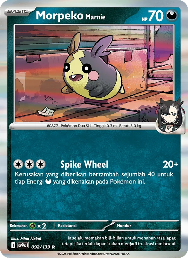 Morpeko <Marnie>, Ikatan Takdir No. 092