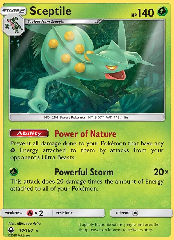 Sceptile, Celestial Storm No. 10